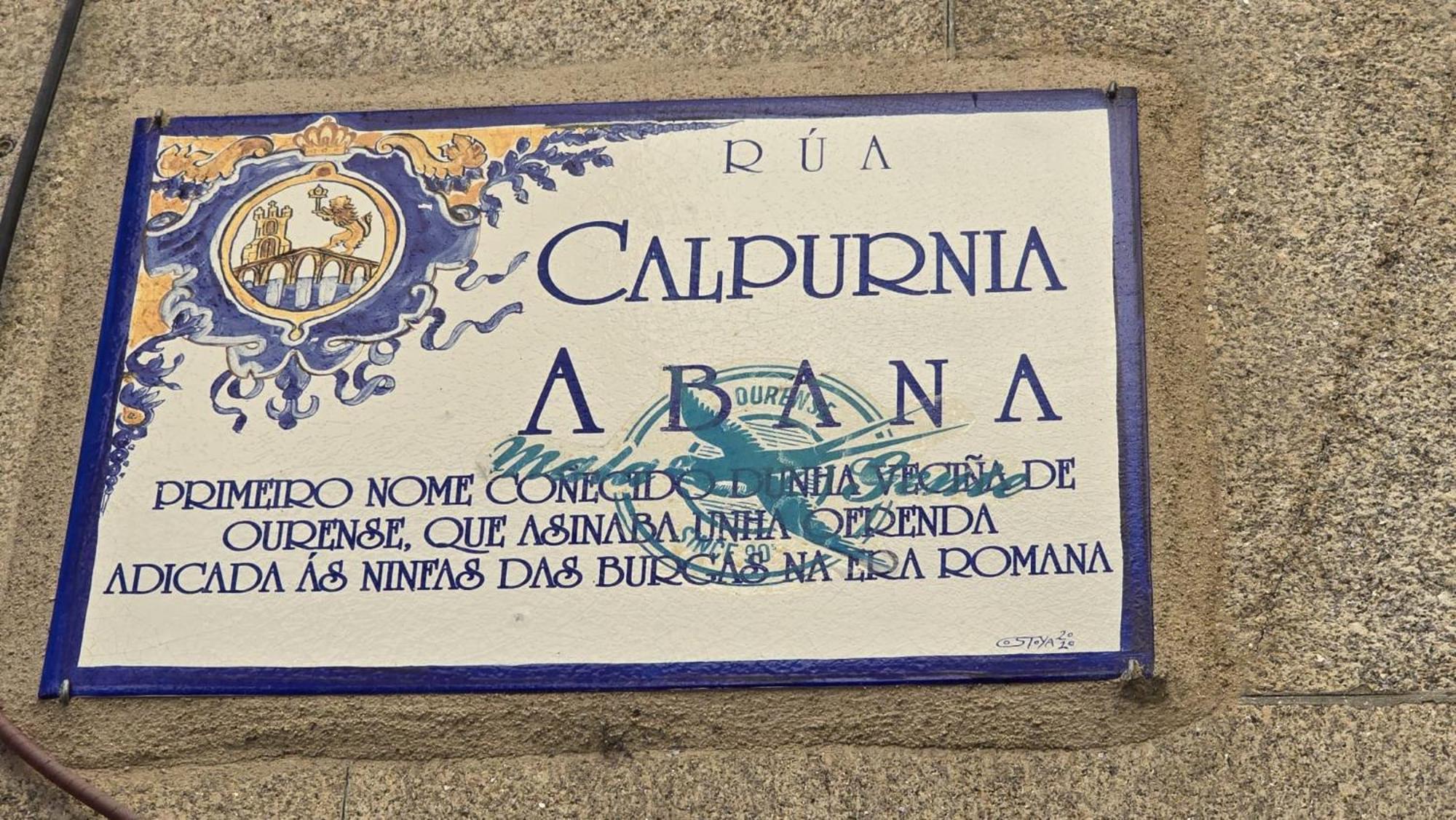 Ferienwohnung Calpurnia Abana Ourense Exterior foto